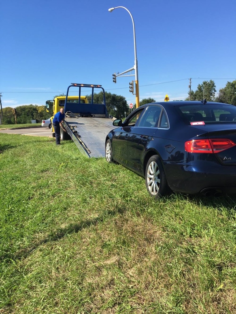 Mt Pleasant scrapping car